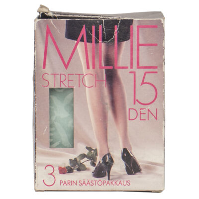 Millie, niilinsiniset sukkahousut 90-luvulta, 2 paria - 15 den