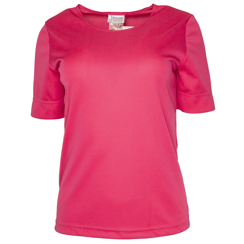 Finnwear, kotimainen pinkki T-paita 90-luvulta – M