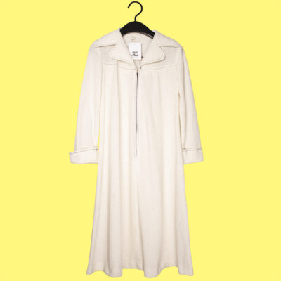 Käyttämätön valkoinen mekko 60-luvulta - 38