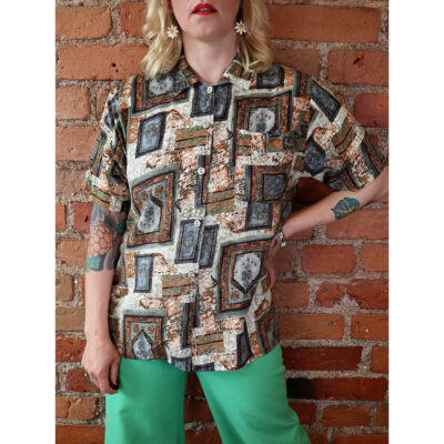 lyhythihainen viskoosipaita