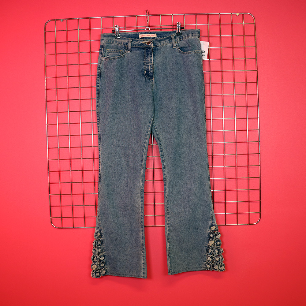 Alpha211, leveälahkeiset Y2K-farkut - 40/42 - Image 3