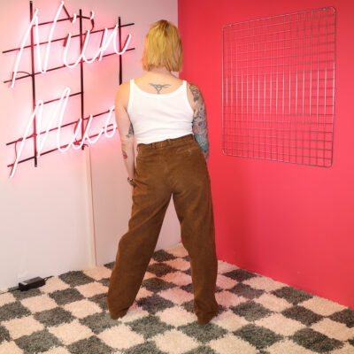 vintage vakosamettihousut