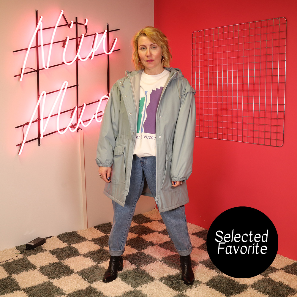 merensininen toppatakki