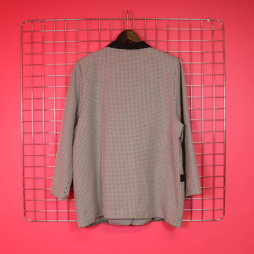 Just In, vintage-ruutubleiseri 90-luvulta - 38-42 - Image 4