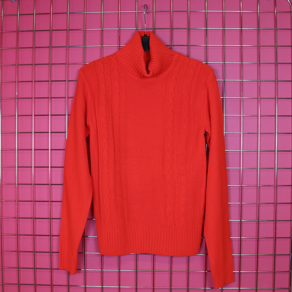 Punainen neulepoolo 70-luvulta - 34/36 - Image 4